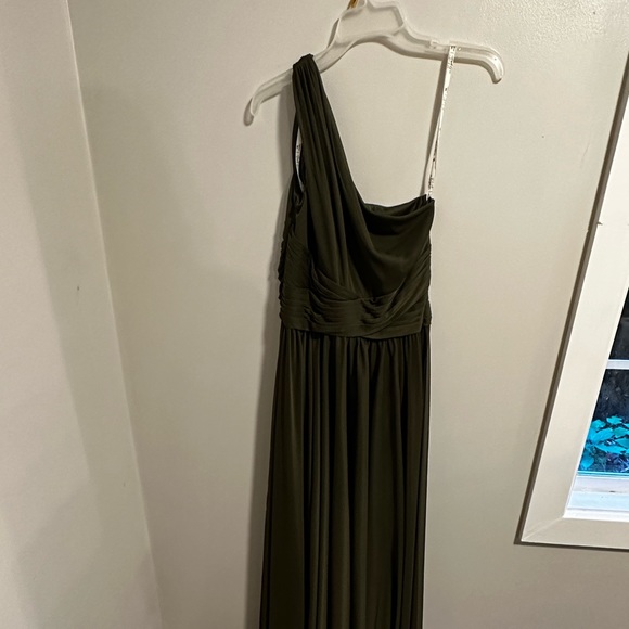 Martini Olive David's Bridal Clearance Bridesmaid David's Bridal  Dresses Davids Bridal Bridesmaid Dress Size In